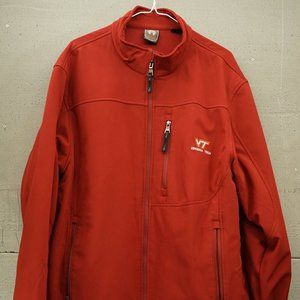 Unisex XL Full Zip Maroon Weatherproof Virginia Tech VT Hokie Apparel Jacket